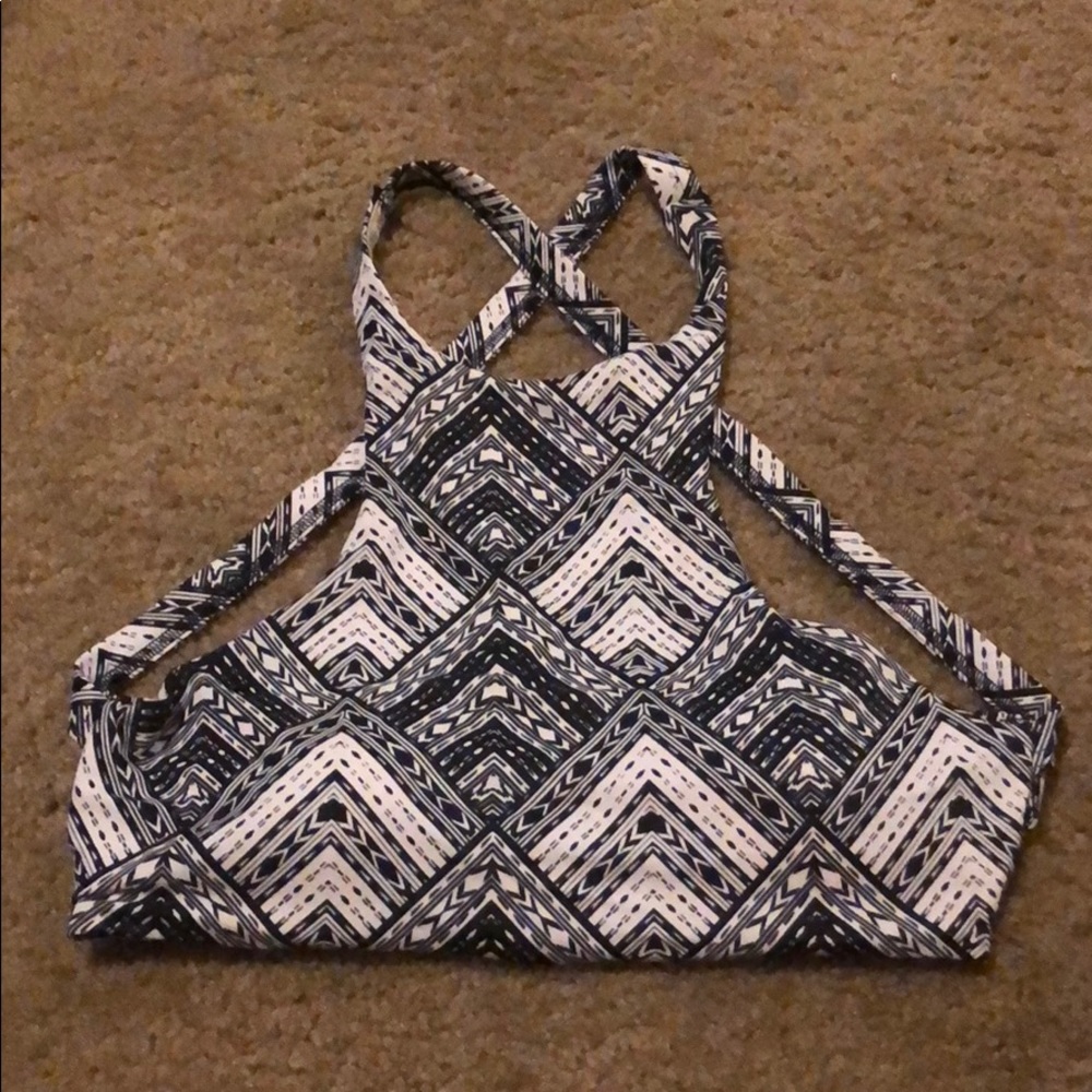 Victoria’s Secret pink high neck bikini top